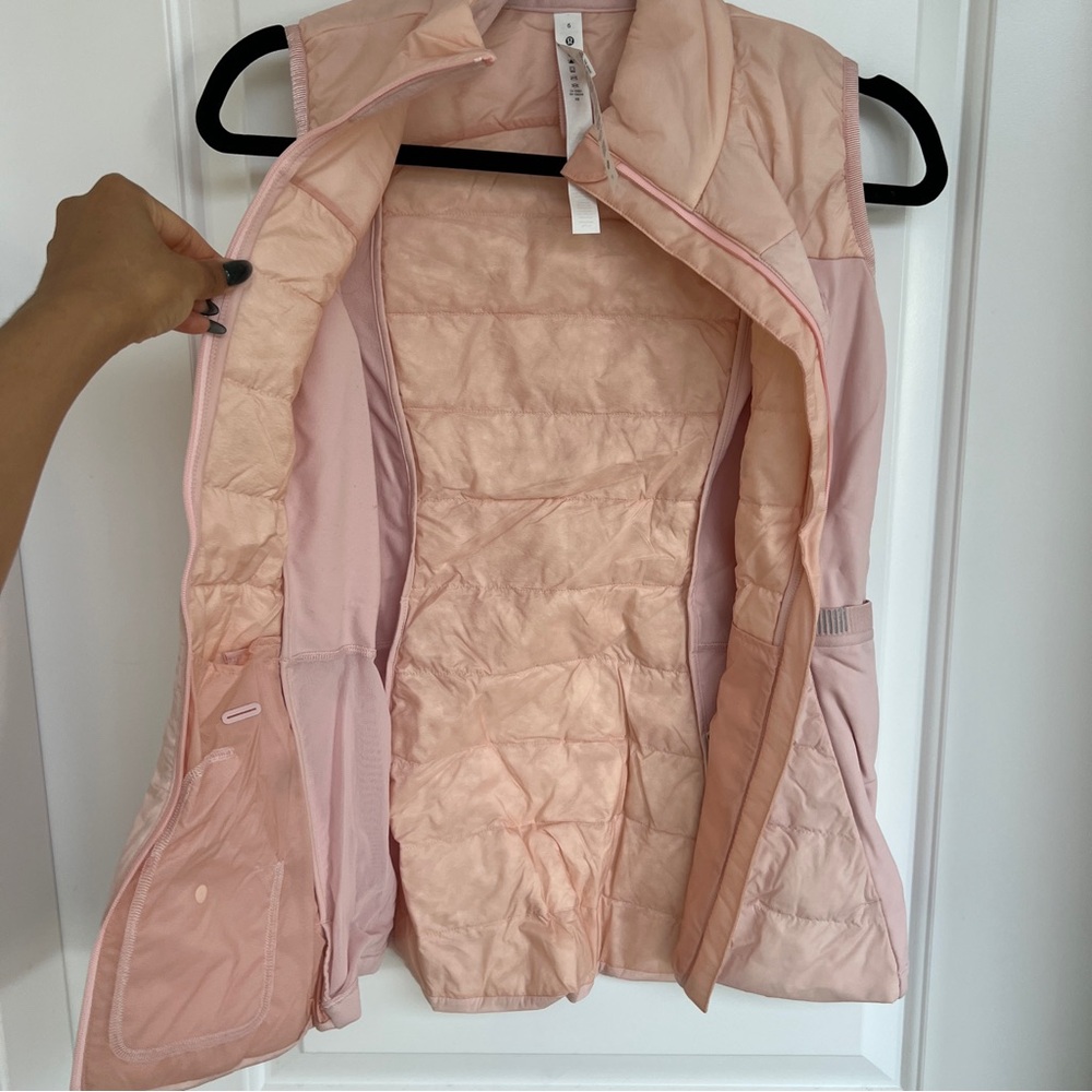 Lululemon Pink Quilted Vest